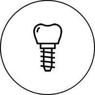 dental implant icon